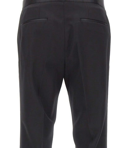 BOSS Pantaloni da smoking slim fit BLACK Uomo 