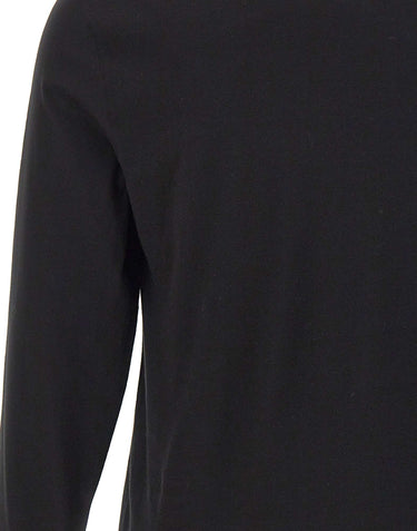 BOSS T-shirt manica lunga in cotone BLACK Uomo 