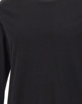 BOSS T-shirt manica lunga in cotone BLACK Uomo 