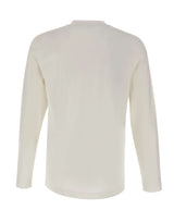 BOSS T-shirt manica lunga in cotone WHITE Uomo 