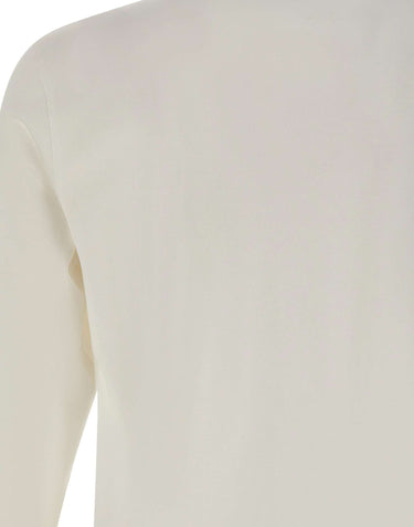 BOSS T-shirt manica lunga in cotone WHITE Uomo 