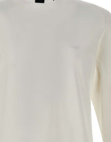 BOSS T-shirt manica lunga in cotone WHITE Uomo 