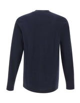 BOSS T-shirt manica lunga in cotone BLUE Uomo 