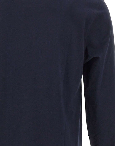 BOSS T-shirt manica lunga in cotone BLUE Uomo 