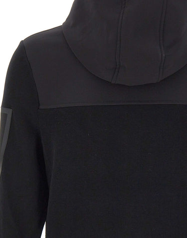 BOSS Felpa con zip integrale BLACK Uomo 
