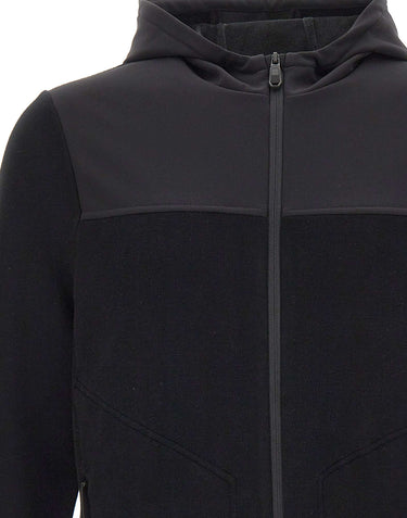 BOSS Felpa con zip integrale BLACK Uomo 