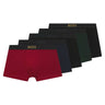 BOSS Set 5 boxer corti in cotone elasticizzato MULTICOLOR Uomo 