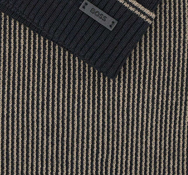 BOSS Set berretto e sciarpa "Fortuno" BLACK Uomo 