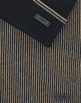 BOSS Set berretto e sciarpa "Fortuno" BLACK Uomo 