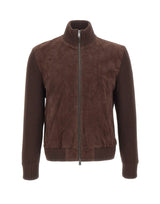 BOSS Giacca in pelle scamosciata BROWN Uomo 
