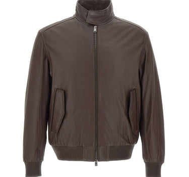 BOSS Giacca in pelle "C-Marac" BROWN Uomo 
