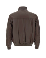BOSS Giacca in pelle "C-Marac" BROWN Uomo 
