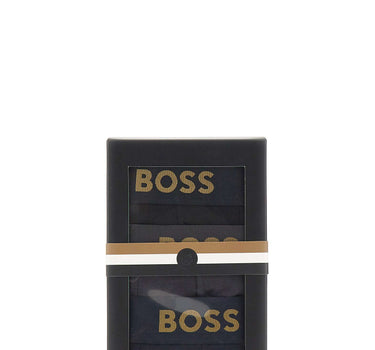 BOSS Set 3 boxer corti in cotone elasticizzato MULTICOLOR Uomo 