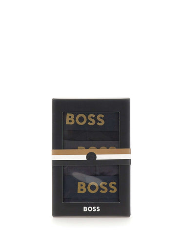 BOSS Set 3 boxer corti in cotone elasticizzato MULTICOLOR Uomo 