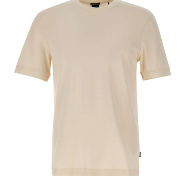 BOSS T-shirt in cotone e cashmere WHITE Uomo 