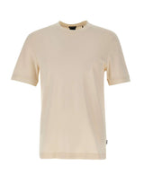 BOSS T-shirt in cotone e cashmere WHITE Uomo 