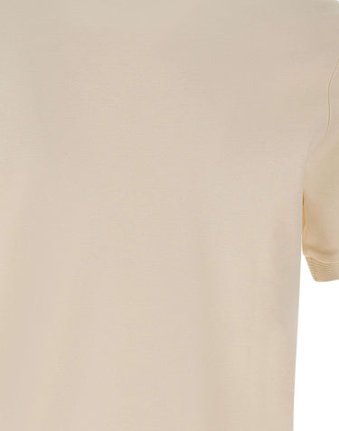 BOSS T-shirt in cotone e cashmere WHITE Uomo 