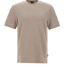 BOSS T-shirt in cotone e cashmere BEIGE Uomo 