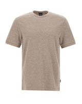 BOSS T-shirt in cotone e cashmere BEIGE Uomo 