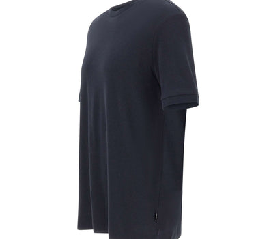 BOSS T-shirt in cotone e cashmere BLUE Uomo 