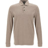 BOSS Polo in cotone e cashmere BEIGE Uomo 