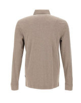 BOSS Polo in cotone e cashmere BEIGE Uomo 