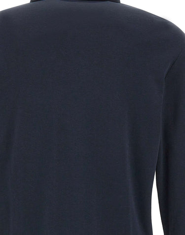 BOSS Polo in misto cotone e cashmere BLUE Uomo 