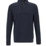 BOSS Polo in misto cotone e cashmere BLUE Uomo 