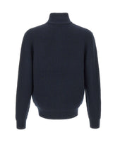 BOSS Cardigan in lana e cashmere con zip BLUE Uomo 