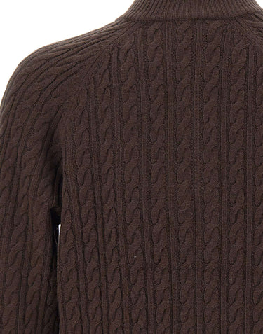 BOSS Maglia in lana e cashmere BROWN Uomo 