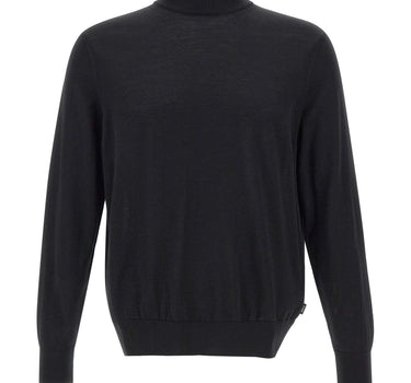 BOSS Maglia in lana vergine BLACK Uomo 