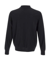 BOSS Maglia in lana vergine BLACK Uomo 