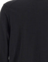 BOSS Maglia in lana vergine BLACK Uomo 