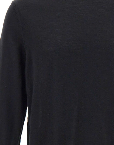 BOSS Maglia in lana vergine BLACK Uomo 