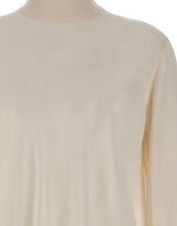 BOSS Maglia in lana vergine WHITE Uomo 
