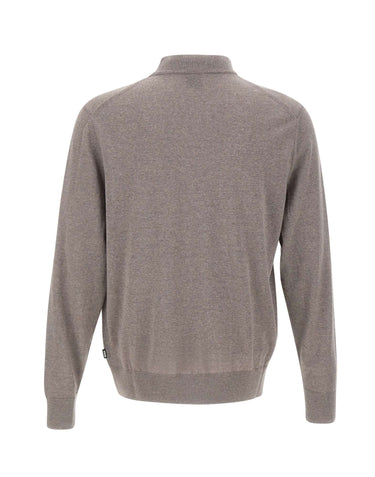 BOSS Maglia in lana vergine GREY Uomo 