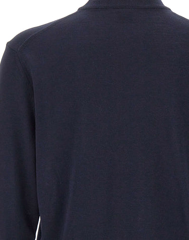 BOSS Maglia in lana vergine BLUE Uomo 