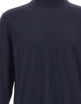 BOSS Maglia in lana vergine BLUE Uomo 