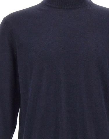 BOSS Maglia in lana vergine BLUE Uomo 