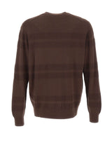 BOSS Maglia in lana vergine BROWN Uomo 