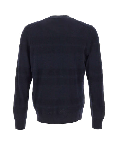BOSS Maglia in lana vergine BLUE Uomo 