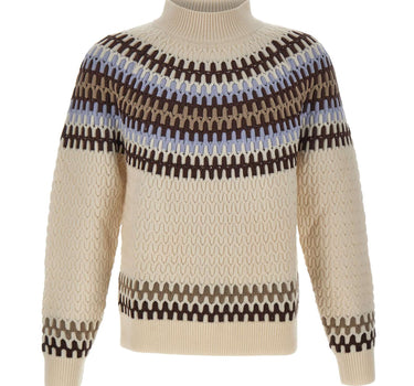 BOSS Maglione in lana con motivo Fair Isle MULTICOLOR Uomo 