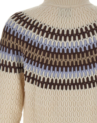 BOSS Maglione in lana con motivo Fair Isle MULTICOLOR Uomo 
