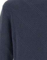 BOSS Maglione in lana vergine BLUE Uomo 