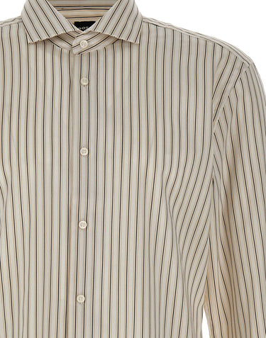 BOSS Camicia in cotone a righe slim fit MULTICOLOR Uomo 