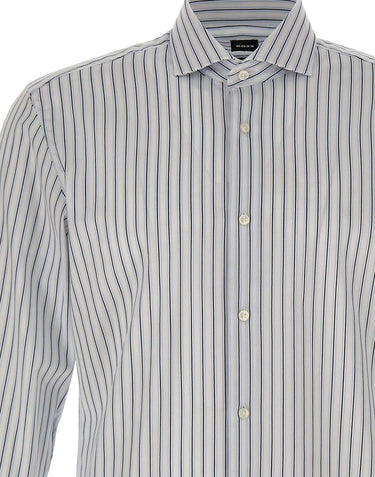BOSS Camicia in cotone a righe slim fit MULTICOLOR Uomo 