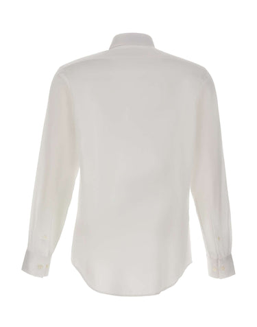 BOSS Camicia regular-fit in satin di cotone WHITE Uomo 