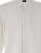 BOSS Camicia regular-fit in satin di cotone WHITE Uomo 