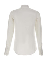 BOSS Camicia in cotone e seta slim fit WHITE Uomo 