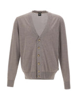 BOSS Cardigan in lana vergine GREY Uomo 
